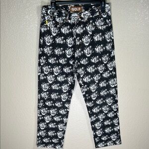 Golf Wang Black and White Patterned Pants